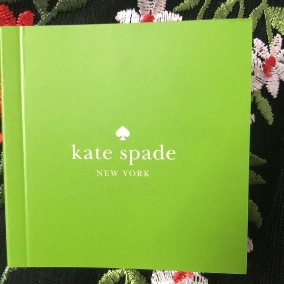 Kate Spade Gold with Gems Black Leather Strap Watch - Picture 10 of 12